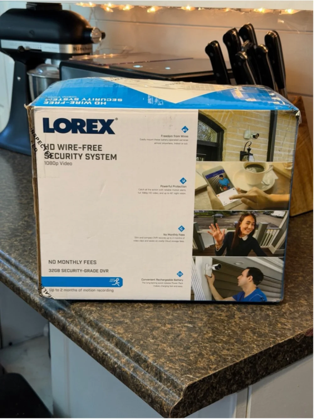Lorex HD Wire-Free Security System 2 Cameras Wireless 1080p DVR 32GB